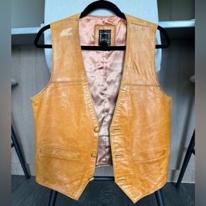 100% Leather and Suede Vest